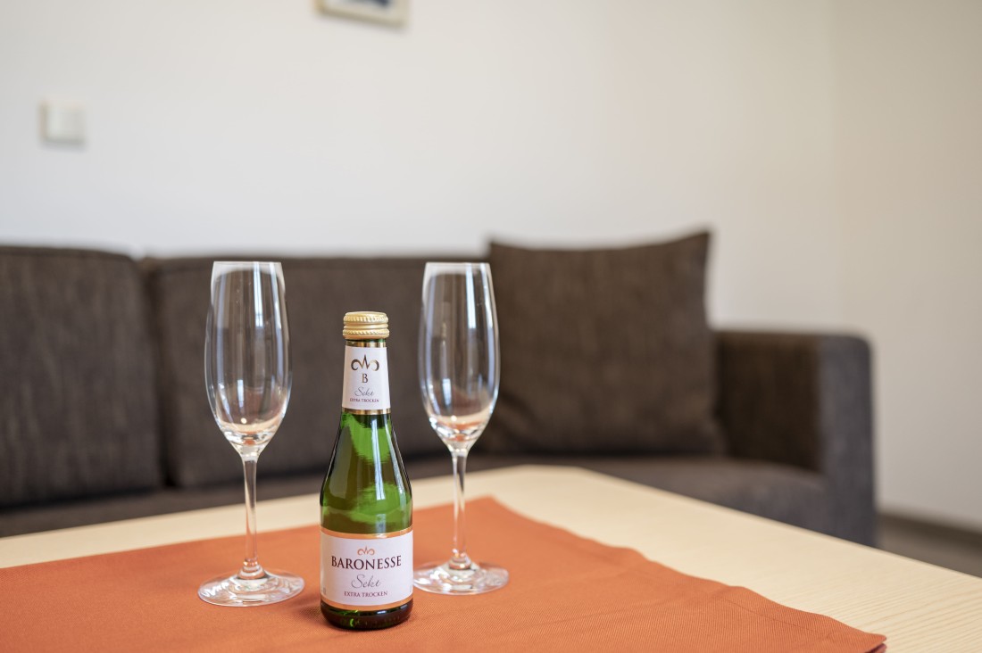 Sekt im Haus Grafenbergblick in Wagrain