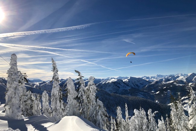 verschneite Berglandschaft in Wagrain © Wagrain‑Kleinarl Tourismus