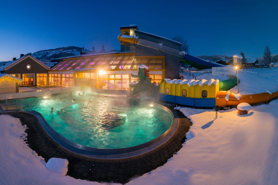 Außenbereich von der Wasserwelt Wagrain © Wagrain-Kleinarl Tourismus